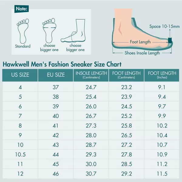 Hawkwell Men's Youth Fashion Sneakers Casual Walking Shoes Uniform Nurse Shoe Work Shoes
