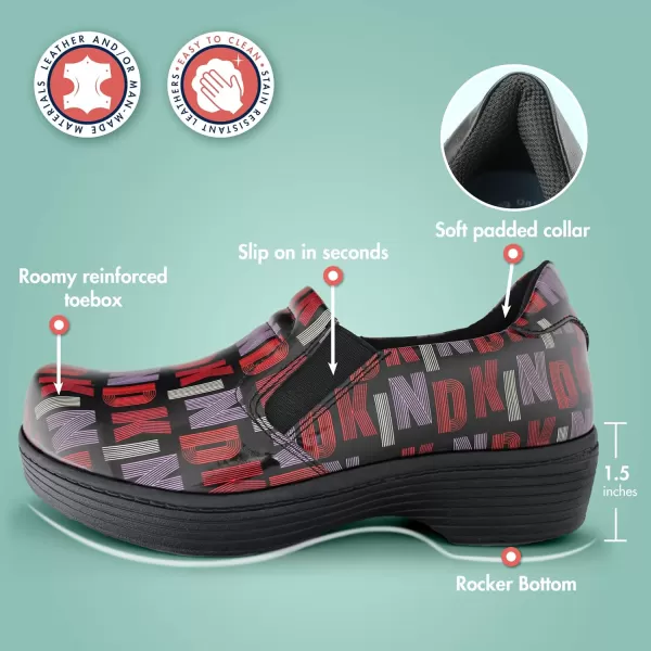 Hawkwell Pro Leather Nurse Clogs for Women Lightweight Slip Resistant Arch Support Healthcare Professional Nursing Shoes Work Clog