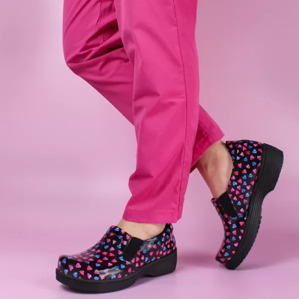 Hawkwell Pro Leather Nurse Clogs for Women Lightweight Slip Resistant Arch Support Healthcare Professional Nursing Shoes Work Clog