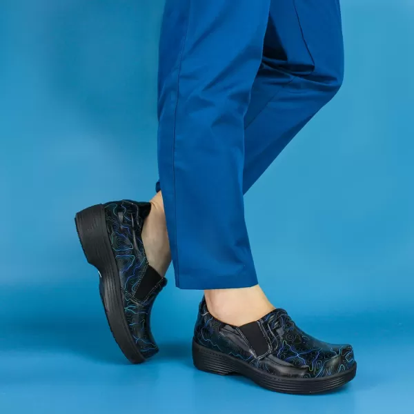 Hawkwell Pro Leather Nurse Clogs for Women Lightweight Slip Resistant Arch Support Healthcare Professional Nursing Shoes Work Clog