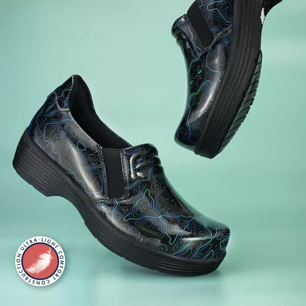 Hawkwell Pro Leather Nurse Clogs for Women Lightweight Slip Resistant Arch Support Healthcare Professional Nursing Shoes Work Clog