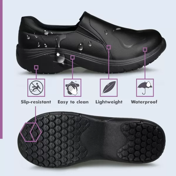 Hawkwell Women's Slip On Lightweight Slip Resistant Comfort Nursing Shoes