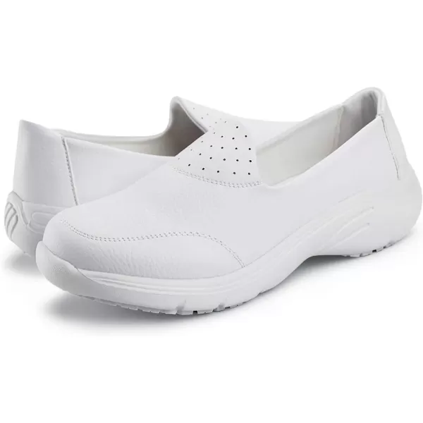 Hawkwell Women's Slip On Nursing Shoes Comfortable Lightweight Slip Resistant Work Shoes