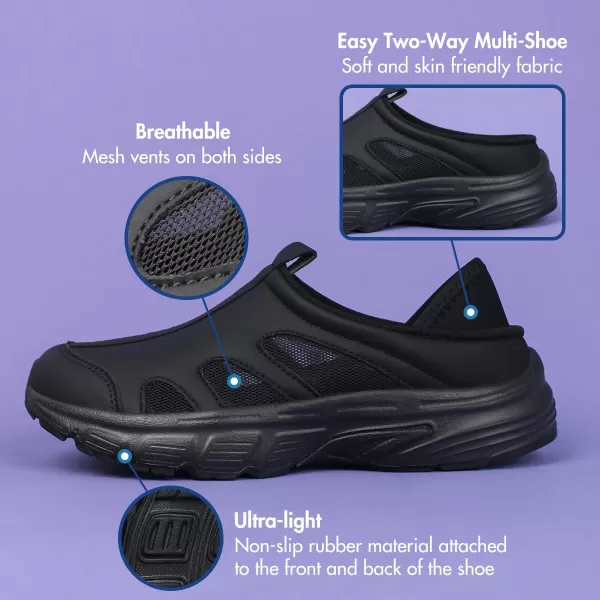Hawkwell Women's Slip On Two-Way Lightweight Nursing Shoes Breathable Non Slip Work Shoes