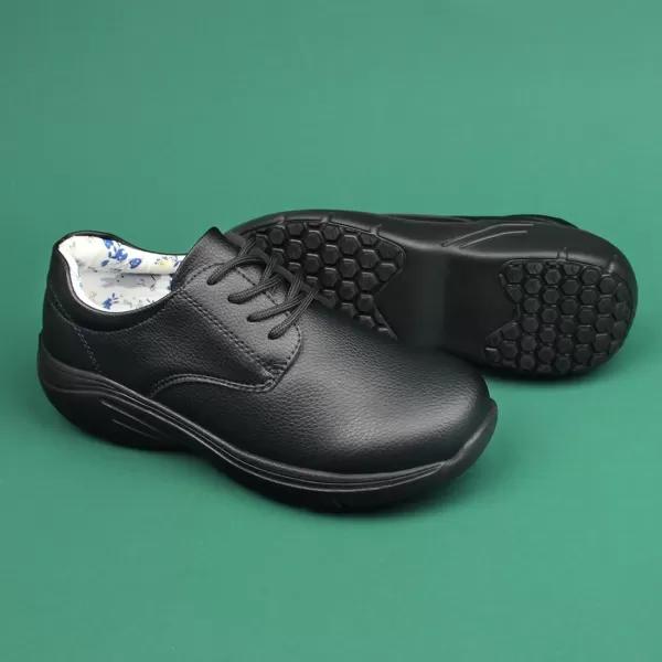 Hawkwell Women's Slip Resistant Lightweight Nursing Shoes Comfortable Lace Up Work Shoes