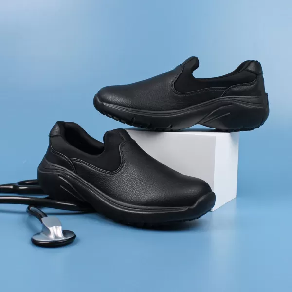 Hawkwell Women's Slip on Lightweight Lycra Nursing Shoes Comfortable Slip Resistant Work Shoes