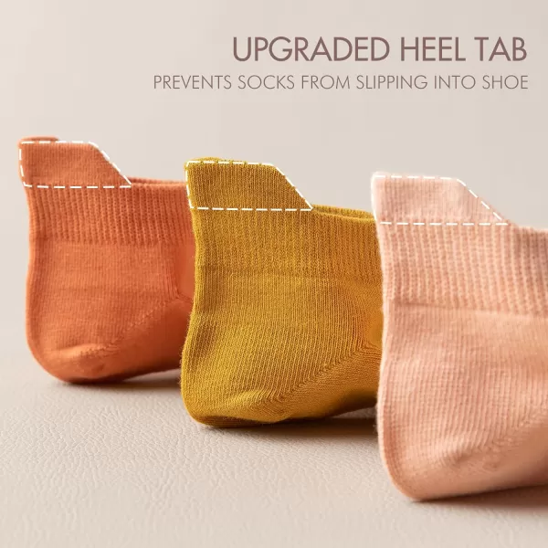 Hawkwell Women's Soft Ankle Socks Thin Nurse Socks Athletic Running Cushion Low Cut No Show Socks With Heel Tab 