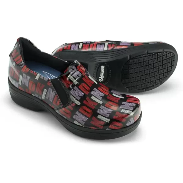 Hawkwell Pro Leather Nurse Clogs for Women Lightweight Slip Resistant Arch Support Healthcare Professional Nursing Shoes Work Clog