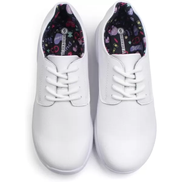 Hawkwell Women's Slip Resistant Lightweight Nursing Shoes Comfortable Lace Up Work Shoes