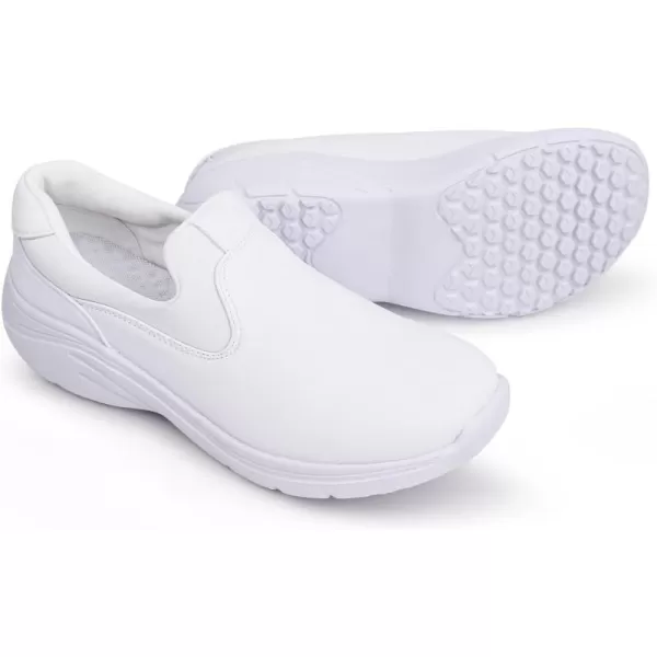 Hawkwell Women's Slip on Lightweight Lycra Nursing Shoes Comfortable Slip Resistant Work Shoes
