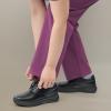 imageHawkwell Womens Lace Up Lightweight Water Resistant Nurse Shoes Slip Resistant Healthcare Work ShoesBlack