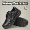 imageHawkwell Womens Lace Up Lightweight Water Resistant Nurse Shoes Slip Resistant Healthcare Work ShoesBlack
