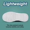 imageHawkwell Womens Lace Up Lightweight Water Resistant Nurse Shoes Slip Resistant Healthcare Work ShoesWhite