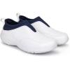 imageHawkwell Womens Slip On Lightweight Nursing Shoes Slip Resistant Comfortable Medical Work ShoesWhiteNavy