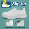 imageHawkwell Womens Slip On Lightweight Water Resistant Nurse Shoes Slip Resistant Healthcare Work ShoesWhite