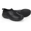 imageHawkwell Womens Slip On Lightweight Nursing Shoes Slip Resistant Comfortable Medical Work ShoesBlack