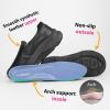 imageHawkwell Womens Slip On Arch Support Comfortable Nurse Shoes Slip Resistant Lightweight Work ShoesBlack