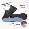 imageHawkwell Womens Slip On Arch Support Comfortable Nurse Shoes Slip Resistant Lightweight Work ShoesBlackDiamond