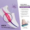 imageHawkwell Womens Slip On Arch Support Comfortable Nurse Shoes Slip Resistant Lightweight Work ShoesWhiteDiamond
