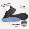 imageHawkwell Womens Slip On Arch Support Lightweight Slip Resistant Comfortable Nurse ShoesBlack