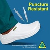 image:imageHawkwell Professional Nursing Shoes for Men  Slip Resistant Surgical Clogs Lightweight Waterproof Medical Work Shoes  Comfortable Shoes for Healthcare Food Service GardenWhite