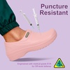 image:imageHawkwell Professional Nursing Shoes for Women  Slip Resistant Surgical Clogs Lightweight Waterproof Medical Work Shoes  Comfortable Shoes for Healthcare Food Service GardenPink