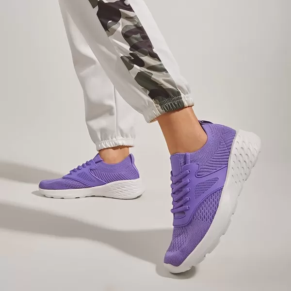 BELOS Women's Breathable Walking Tennis Shoes Lightweight Slip On Casual Sneakers for Gym Travel Work