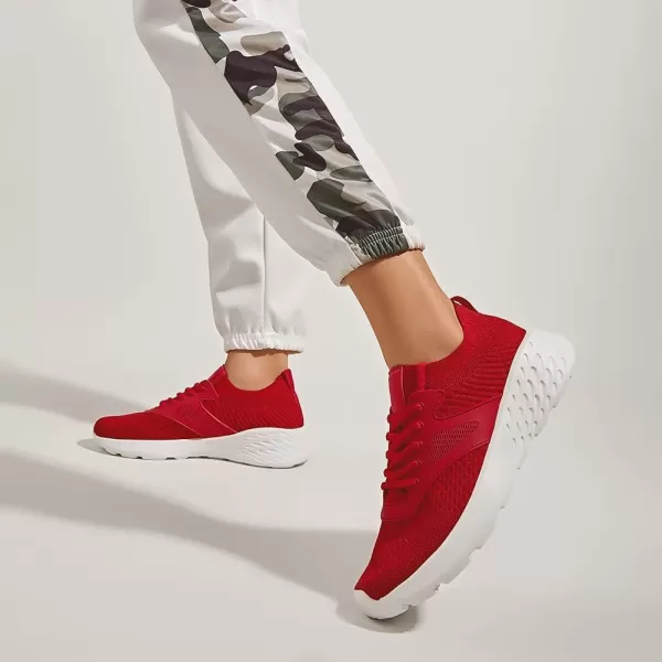 BELOS Women's Breathable Walking Tennis Shoes Lightweight Slip On Casual Sneakers for Gym Travel Work