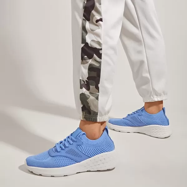 BELOS Women's Breathable Walking Tennis Shoes Lightweight Slip On Casual Sneakers for Gym Travel Work