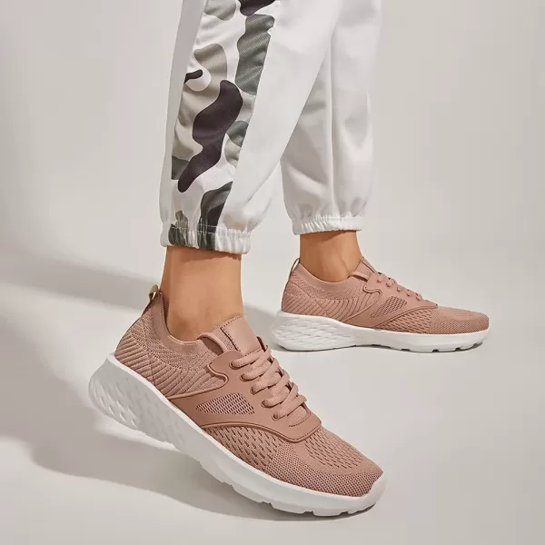 BELOS Women's Breathable Walking Tennis Shoes Lightweight Slip On Casual Sneakers for Gym Travel Work