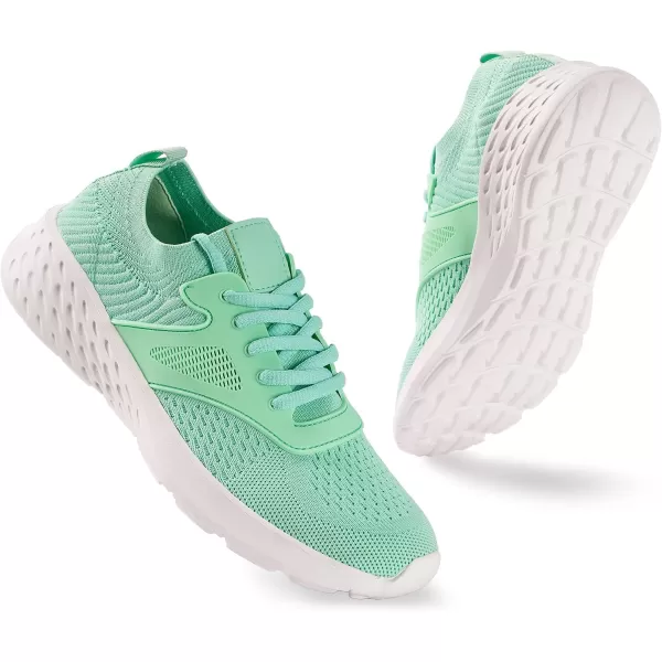 BELOS Women's Breathable Walking Tennis Shoes Lightweight Slip On Casual Sneakers for Gym Travel Work