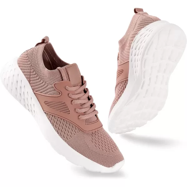 BELOS Women's Breathable Walking Tennis Shoes Lightweight Slip On Casual Sneakers for Gym Travel Work