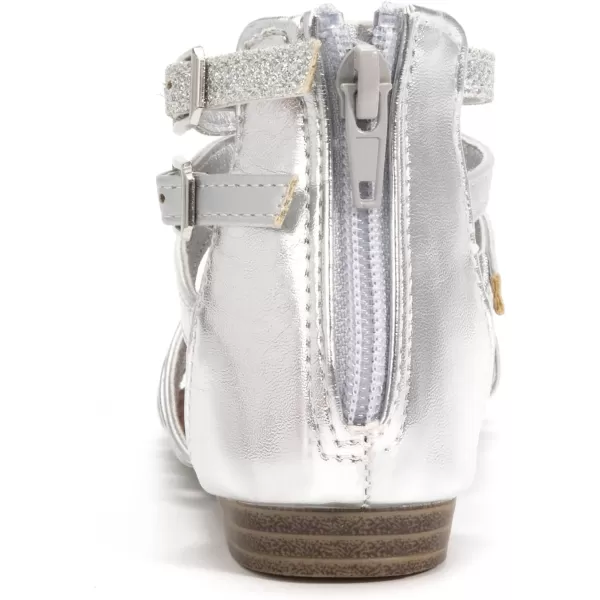 FUNKYMONKEY Girls Gladiator Strap Sandals Flat Fisherman Thong Cross Strappy Sandals