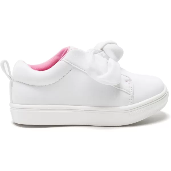 FUNKYMONKEY Girls Sneakers Lightweight Cute Bowknot Casual Walking Shoes for Toddler/Little Kids