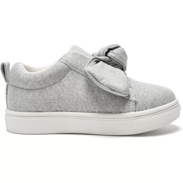 FUNKYMONKEY Girls Sneakers Lightweight Cute Bowknot Casual Walking Shoes for Toddler/Little Kids