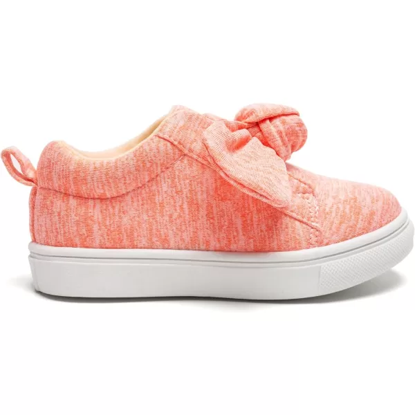 FUNKYMONKEY Girls Sneakers Lightweight Cute Bowknot Casual Walking Shoes for Toddler/Little Kids