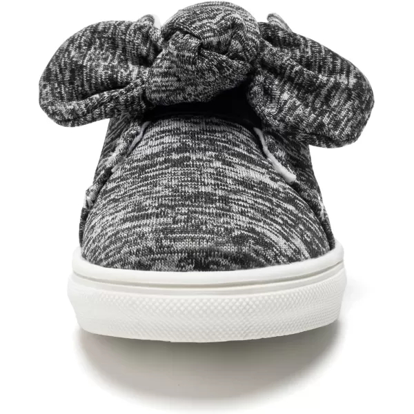 FUNKYMONKEY Girls Sneakers Lightweight Cute Bowknot Casual Walking Shoes for Toddler/Little Kids