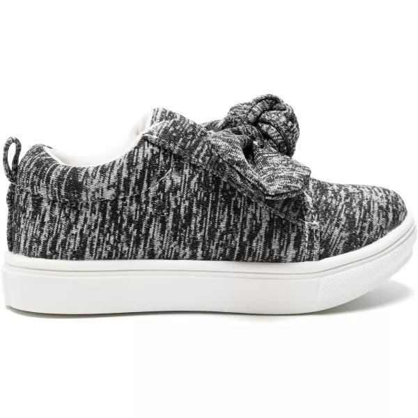 FUNKYMONKEY Girls Sneakers Lightweight Cute Bowknot Casual Walking Shoes for Toddler/Little Kids