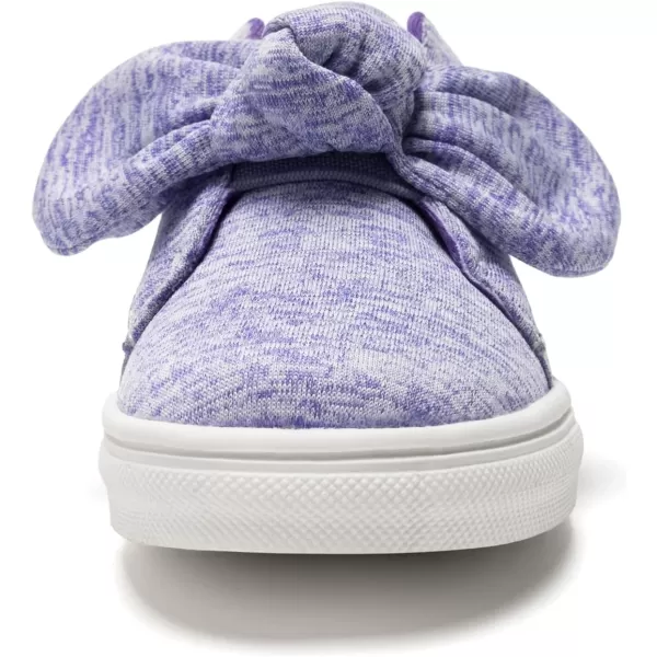 FUNKYMONKEY Girls Sneakers Lightweight Cute Bowknot Casual Walking Shoes for Toddler/Little Kids