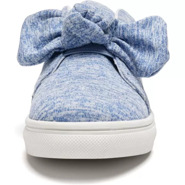 FUNKYMONKEY Girls Sneakers Lightweight Cute Bowknot Casual Walking Shoes for Toddler/Little Kids