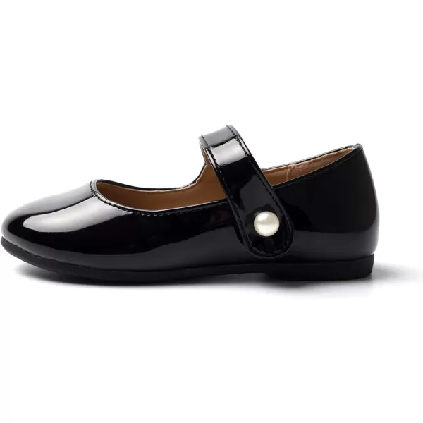 FUNKYMONKEY Toddler/Little Girl Mary Jane Dress Shoes Casual Slip on Ballet Flat