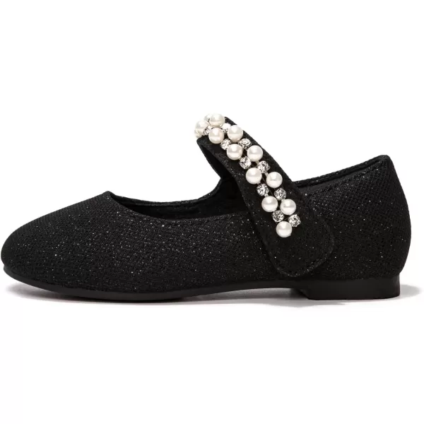 FUNKYMONKEY Toddler/Little Girl Mary Jane Dress Shoes Casual Slip on Ballet Flat