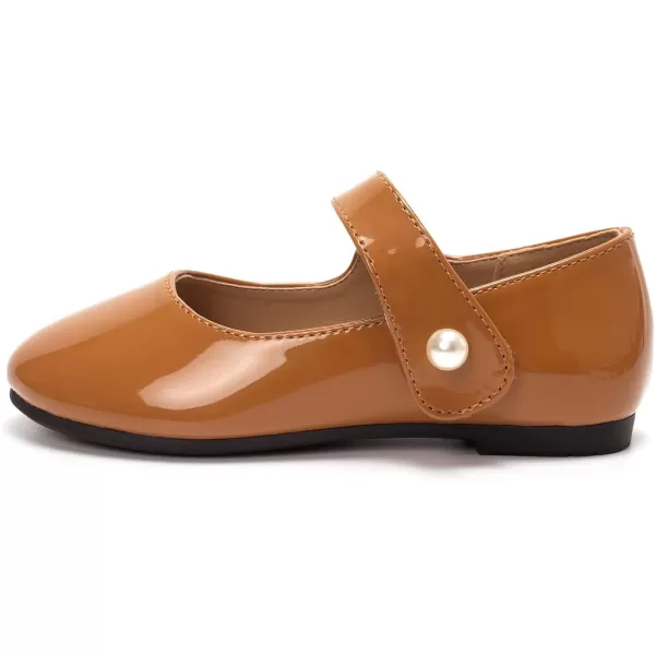 FUNKYMONKEY Toddler/Little Girl Mary Jane Dress Shoes Casual Slip on Ballet Flat
