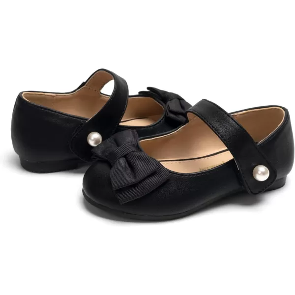 FUNKYMONKEY Toddler/Little Girl Mary Jane Dress Shoes Casual Slip on Ballet Flat