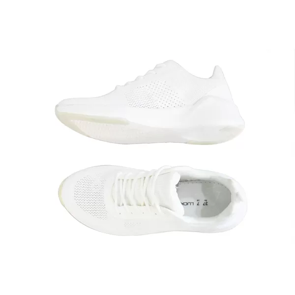 LUCKY STEP Womens Walking Tennis Shoes Lightweight Breathable Mesh Memory Foam Casual Sneakers for Work Gym