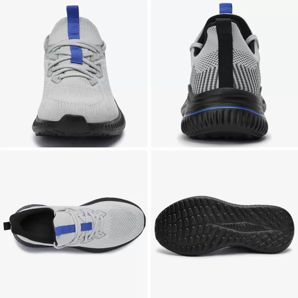 Slow Man Mens Walking Sneakers Wide Width Slip on Tennis Shoes,Lightweight Breathable Running Shoes,Ideal for Athletic Workout Gym Jogging and Casual Wear