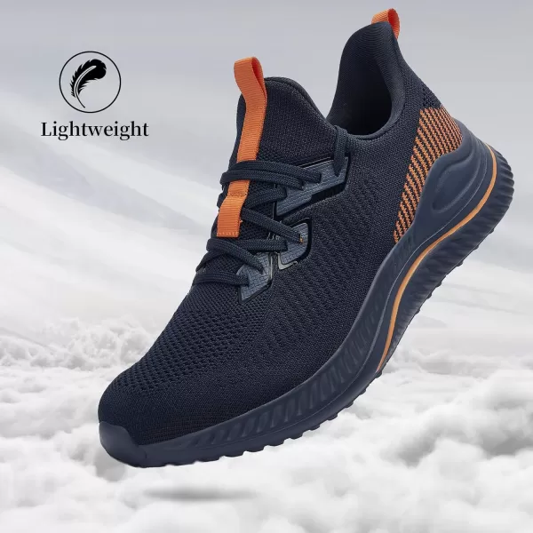 Slow Man Mens Walking Sneakers Wide Width Slip on Tennis Shoes,Lightweight Breathable Running Shoes,Ideal for Athletic Workout Gym Jogging and Casual Wear