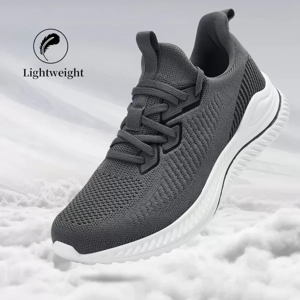 Slow Man Mens Walking Sneakers Wide Width Slip on Tennis Shoes,Lightweight Breathable Running Shoes,Ideal for Athletic Workout Gym Jogging and Casual Wear