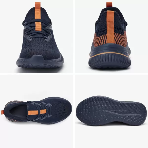 Slow Man Mens Walking Sneakers Wide Width Slip on Tennis Shoes,Lightweight Breathable Running Shoes,Ideal for Athletic Workout Gym Jogging and Casual Wear