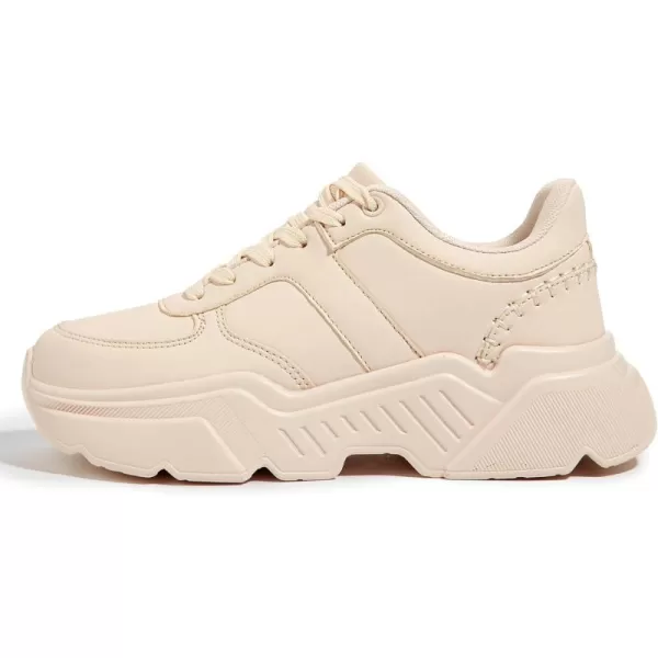 BELOS Women's Platform Chunky Sneakers Fashion Dad Sneakers Casual Lace Up Comfortable Lightweigt Walking Shoes